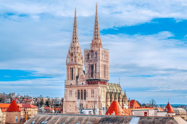 cathedral, architecture, church, history, religion, tourism, city, monument, old, gothic, town, catholic, capital, historic, christianity, cityscape, roof, building, downtown, christian, historical, zagreb, croatia, europe, zagreb, zagreb, zagreb, zagreb, zagreb